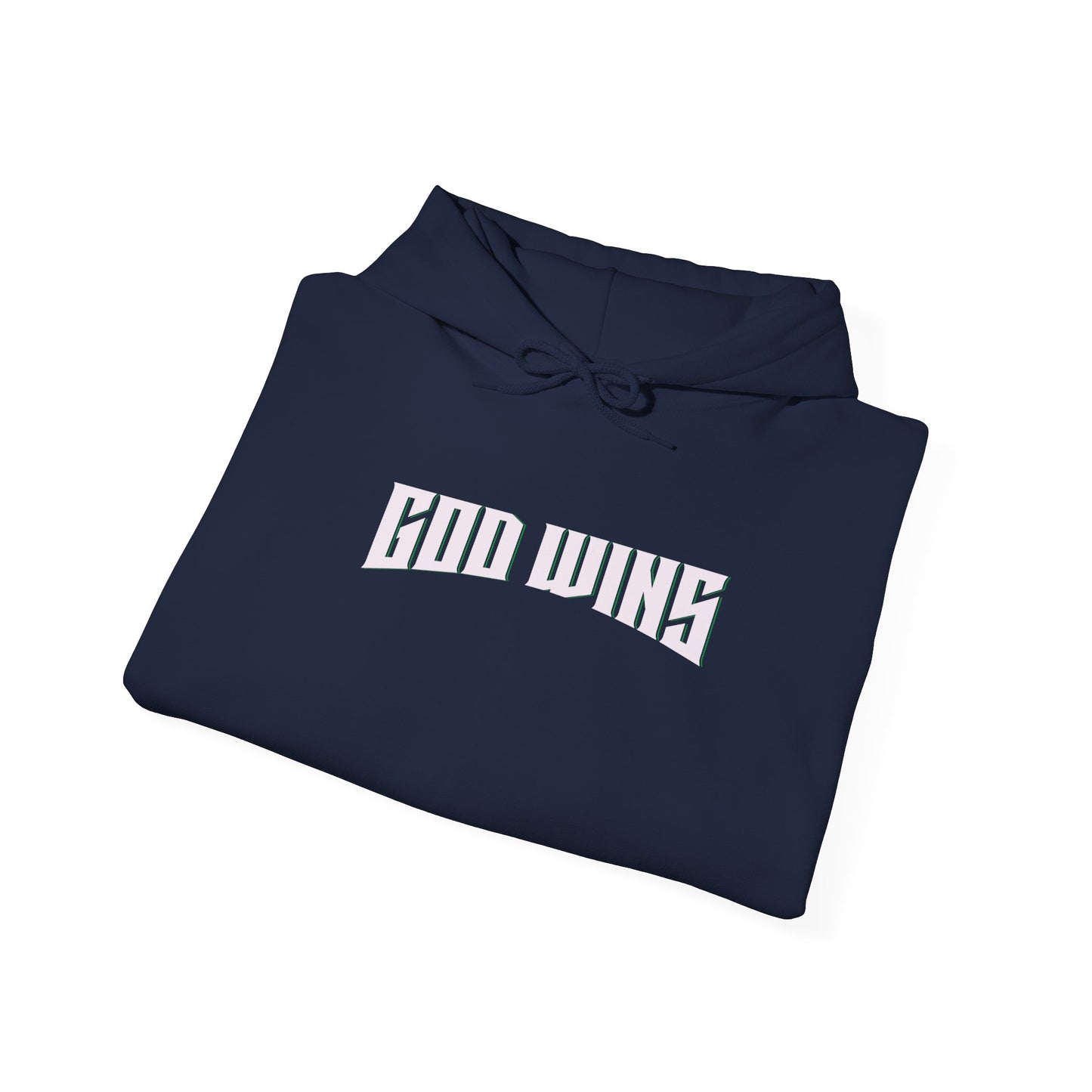 God Wins Hoodie – Christian Heavy Blend™ Hoodie for Faith, Unity & Spiritual Strength