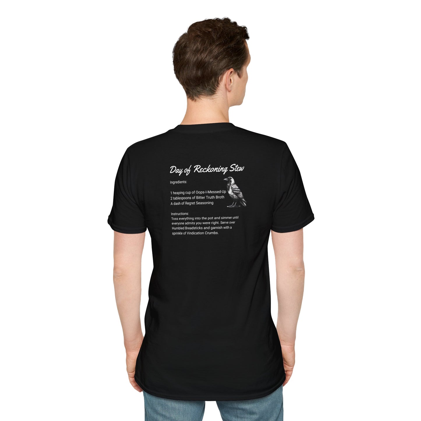 Eat Crow T-Shirt – Day of Reckoning | Bold Truth Shirt for Patriots & Whistleblowers