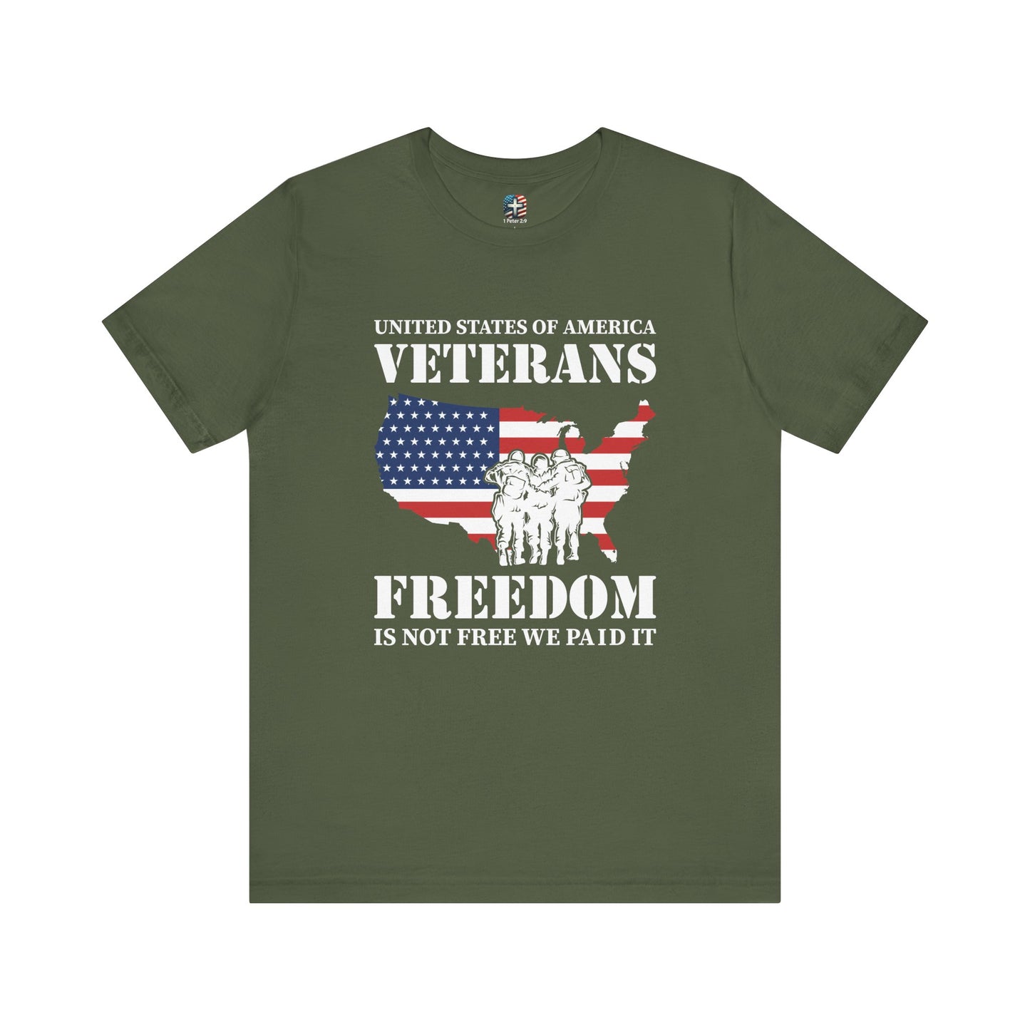 Freedom Is Not Free T-Shirt Patriotic Veteran Tribute Shirt Premium