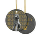 Pet first Christmas dog photo ornament 2026, view 5