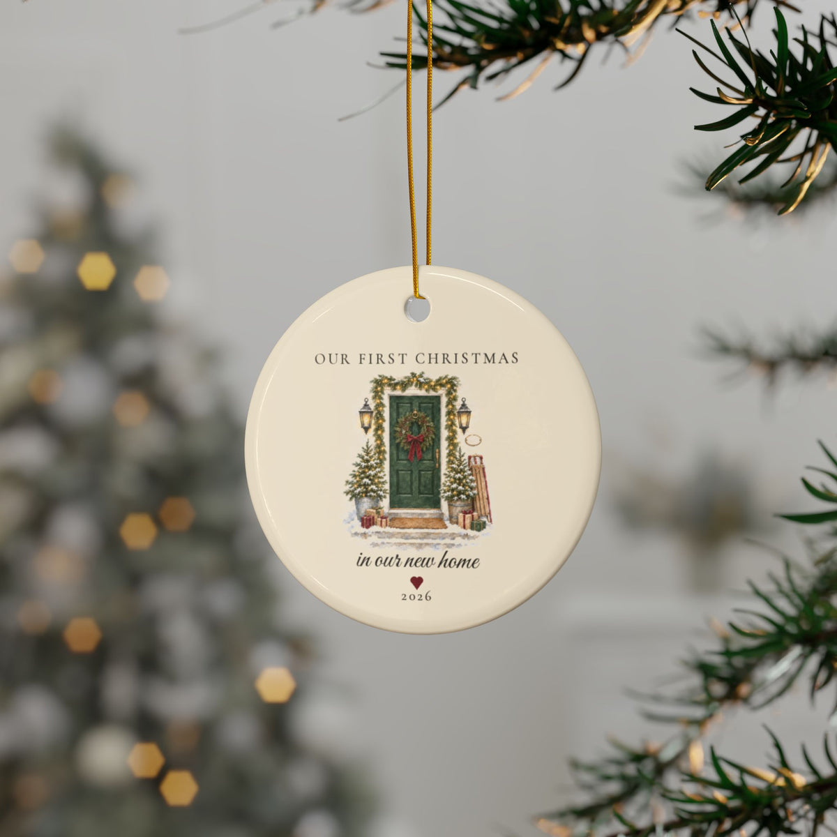 Realtor Our First Christmas in Our New Home ornament, view 9