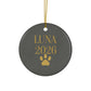 Cat first Christmas photo ornament 2026, view 6