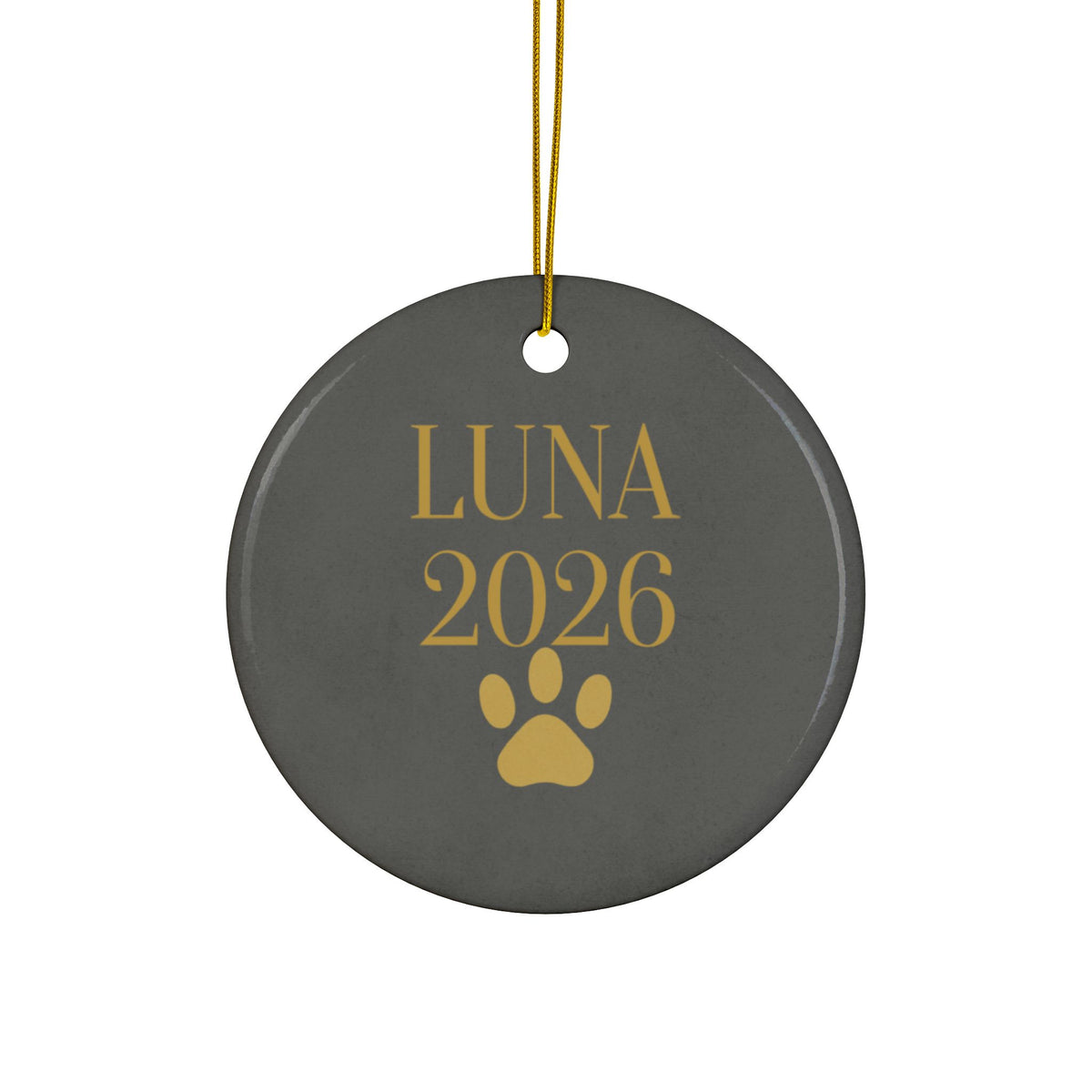 Cat first Christmas photo ornament 2026, view 6