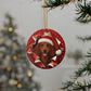Personalized Dachshund Christmas ornament, view 13