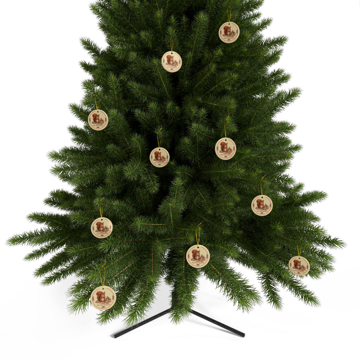 Funny squirrel Christmas ornament Well That Happened, view 5