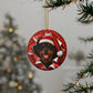 Personalized Rottweiler Christmas ornament, view 13
