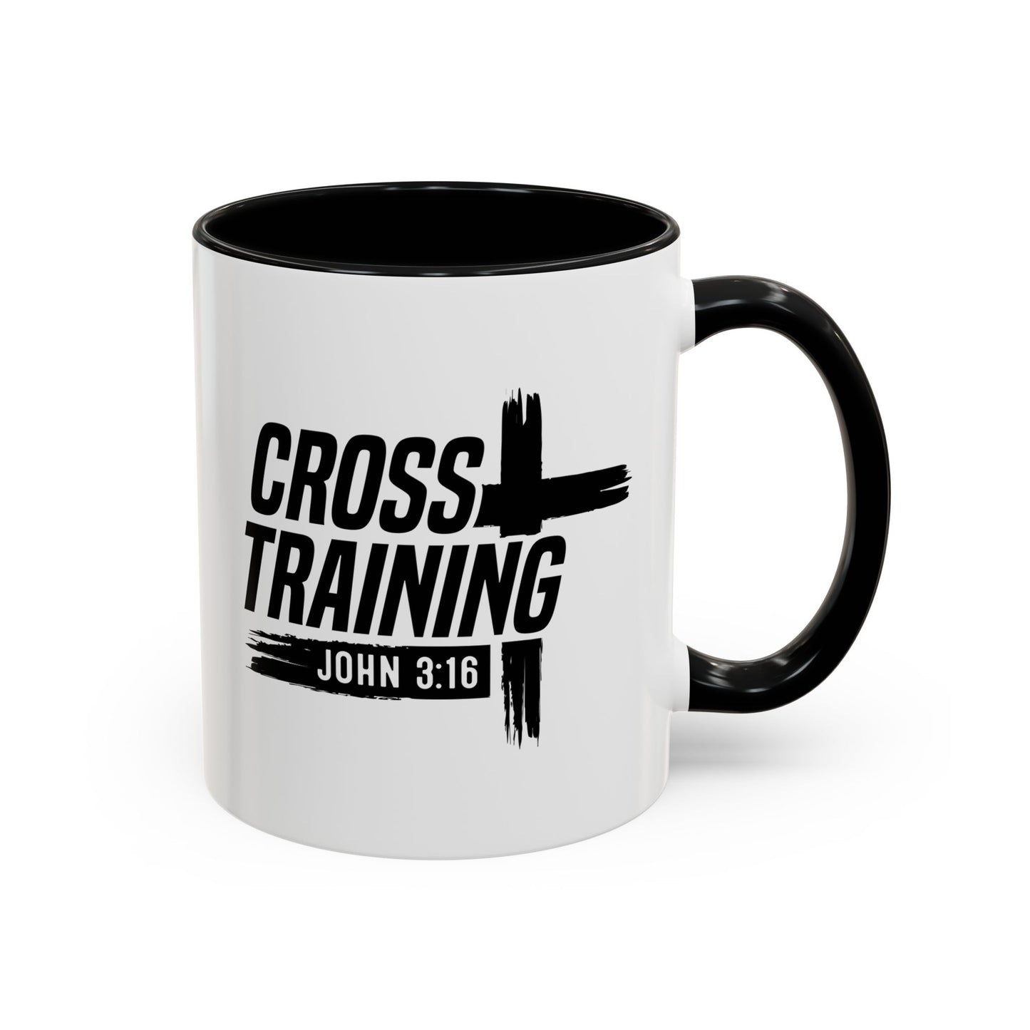 Cross Training Coffee Mug – Christian Gym Cup for Workout Fuel, Faith-Based Fitness, & Beast Mode Believers