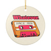 Gen X cassette tape Christmas ornament, view 3