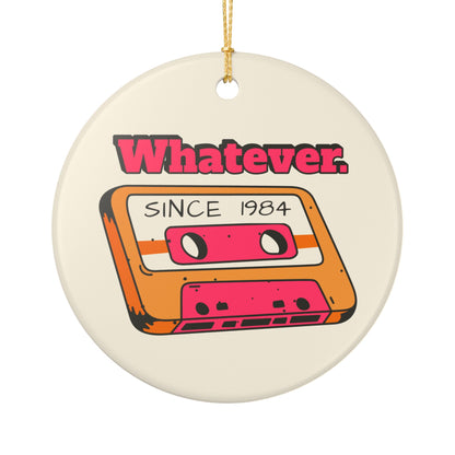 Gen X cassette tape Christmas ornament, view 3