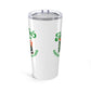Fueled by Coffee & Cannabis Tumbler – Funny 20oz Stainless Travel Mug for Chill Creatives, Entrepreneurs, & Relaxed Rebels