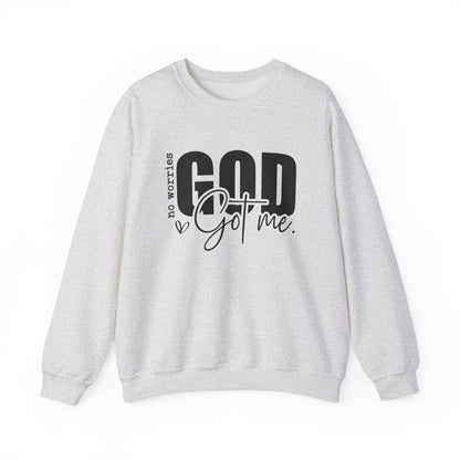 God Got Me Sweatshirt – Christian Faith-Based Pullover for Men & Women Walking in God's Protection