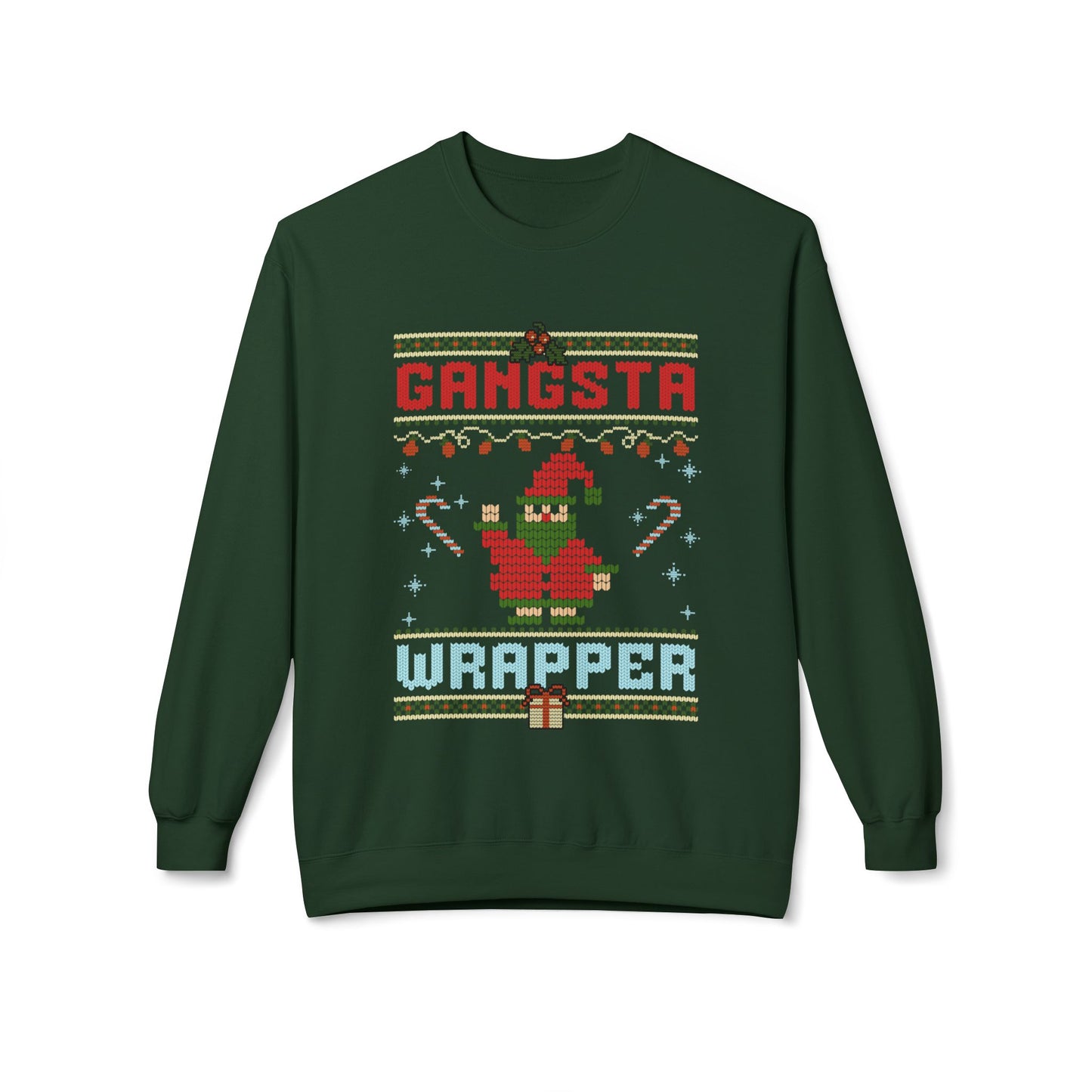 Gangsta Wrapper Softstyle Midweight Crewneck Sweatshirt