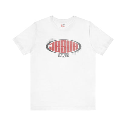 Jesus Saves T-Shirt | Christian Faith Shirt | John 3:17 Bold Design