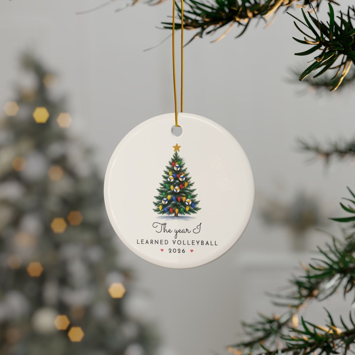 Volleyball Christmas ornament 2026, view 12