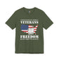 Freedom Is Not Free T-Shirt Patriotic Veteran Tribute Shirt Premium