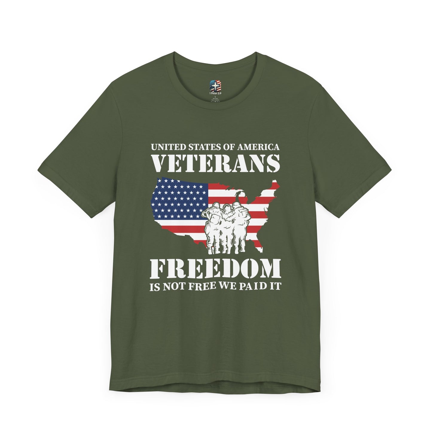 Freedom Is Not Free T-Shirt Patriotic Veteran Tribute Shirt Premium
