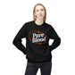 Pure Blood Retro Crewneck Sweatshirt – Bold Faith & Freedom Fleece