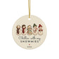Chillin With My Snowmies 5 friends ornament, view 5