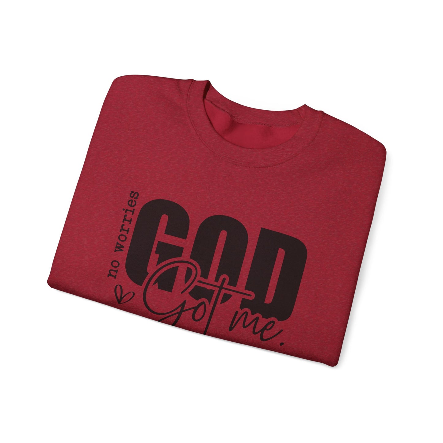 God Got Me Sweatshirt – Christian Faith-Based Pullover for Men & Women Walking in God's Protection