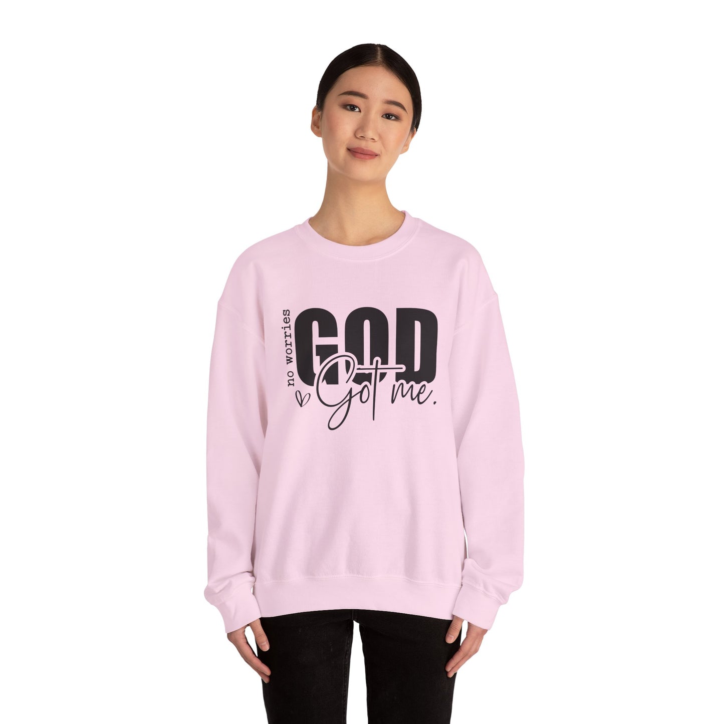 God Got Me Sweatshirt – Christian Faith-Based Pullover for Men & Women Walking in God's Protection