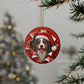 Personalized Australian Shepherd Christmas ornament, view 13