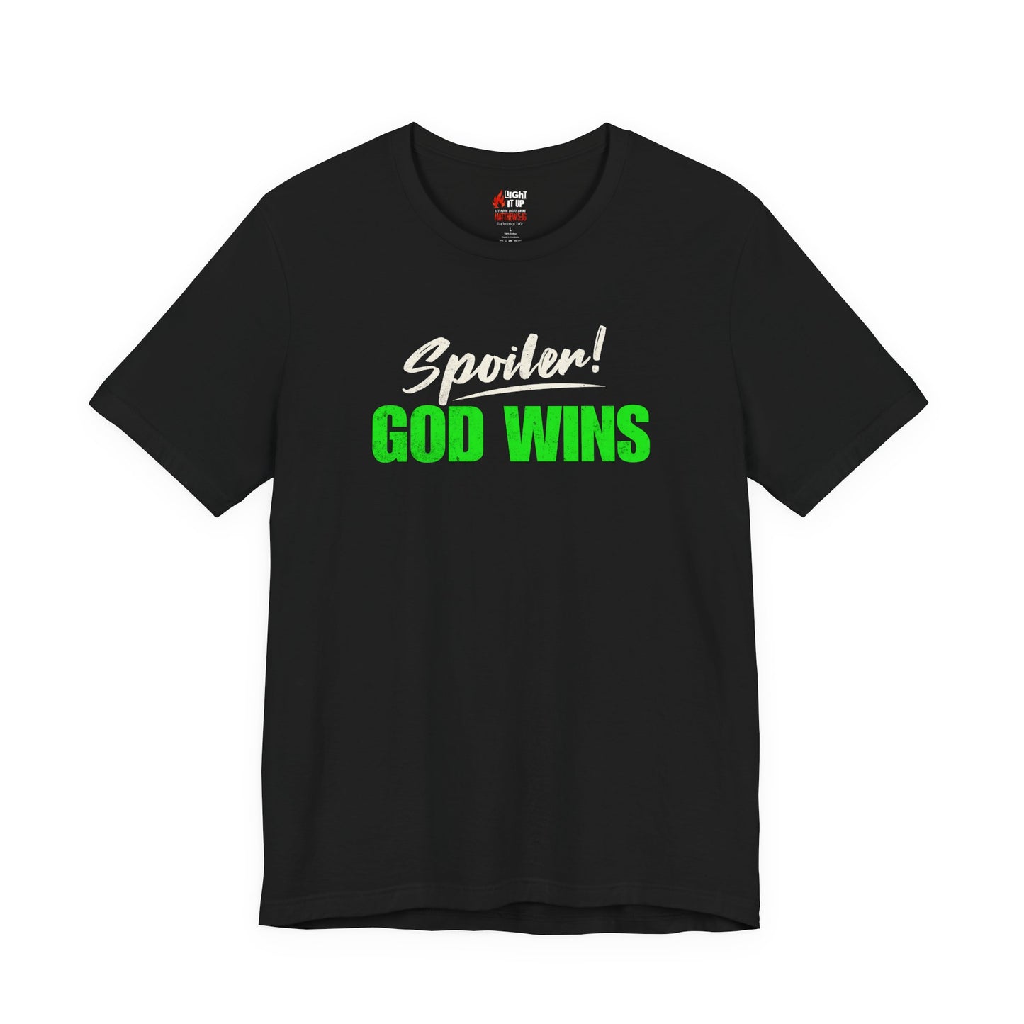 Spoiler: God Wins T-Shirt | Christian Faith Tee