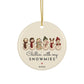 Chillin With My Snowmies 6 friends ornament, view 6