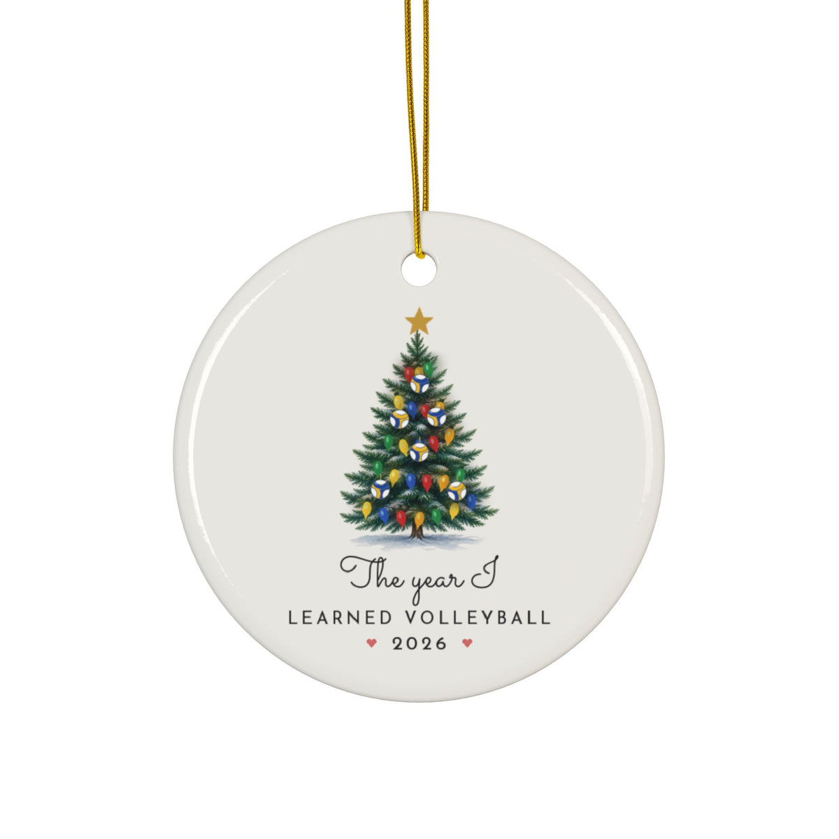 Volleyball Christmas ornament 2026, view 5