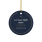 Personalized family name Christmas ornament, view 7
