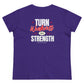 Faith Inspired "Only God Can - Turn Weakness Into Strength" Women's Midweight Cotton Tee