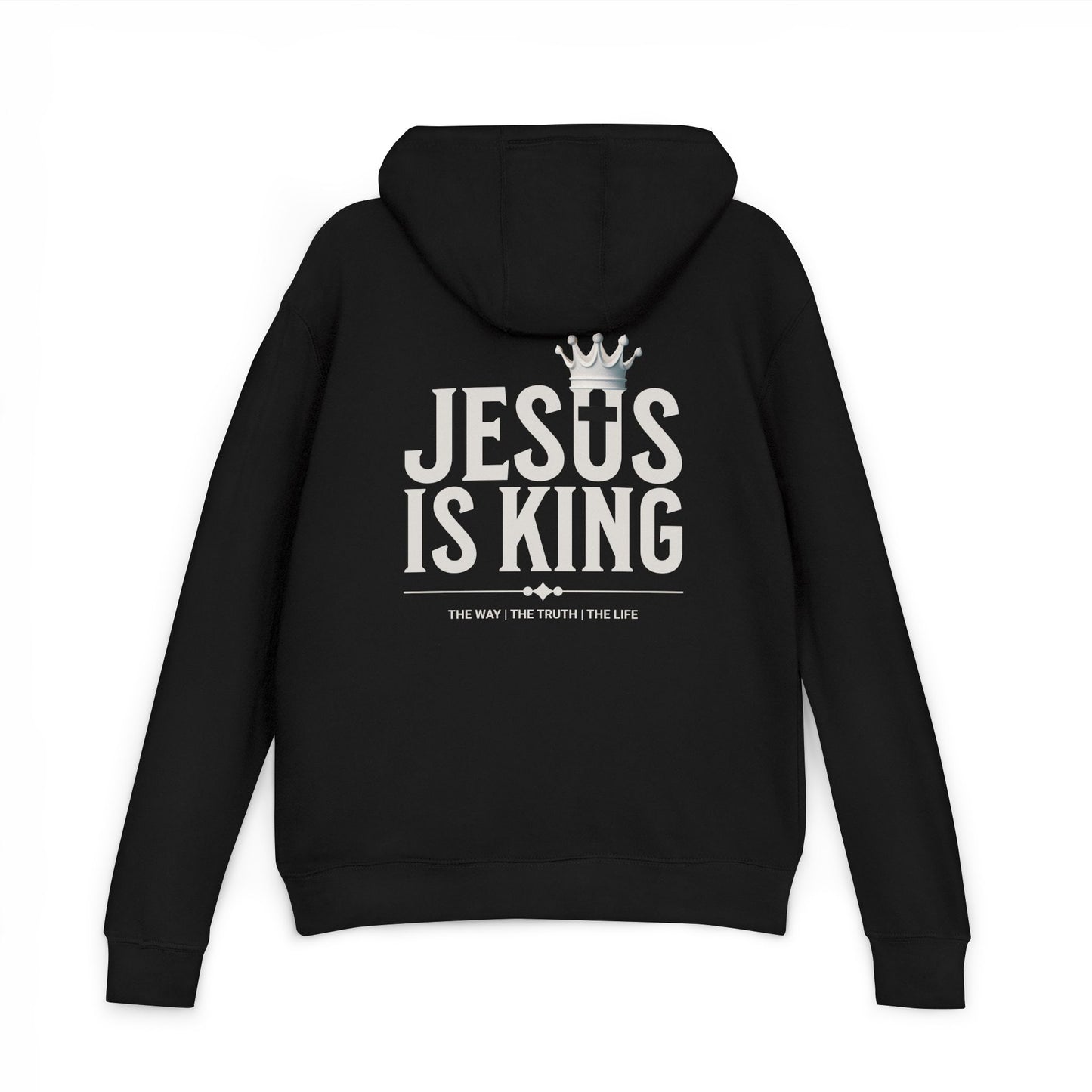 Jesus Is King Front & Back Hoodie – Crown Him Over Everything