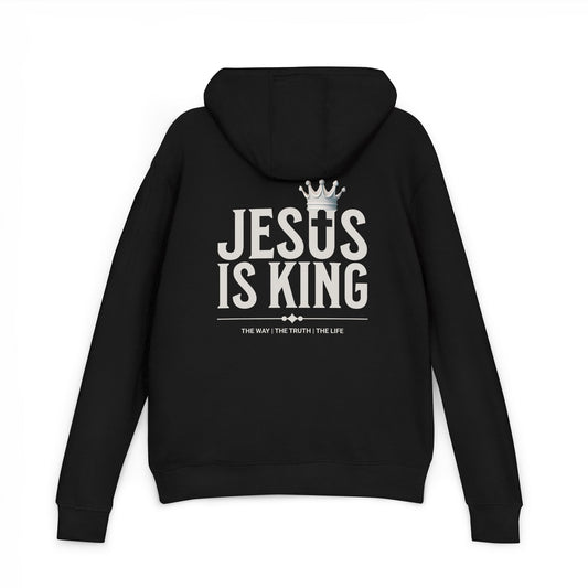 Jesus Is King Front & Back Hoodie – Crown Him Over Everything