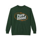 Pure Blood Retro Crewneck Sweatshirt – Bold Faith & Freedom Fleece