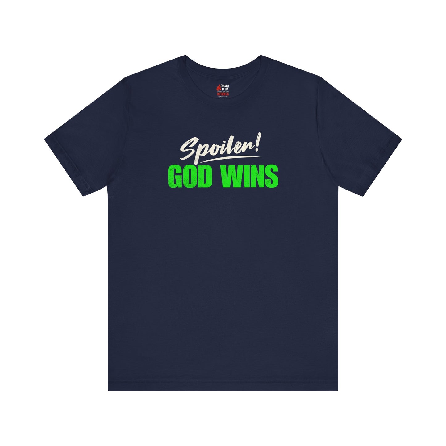 Spoiler: God Wins T-Shirt | Christian Faith Tee