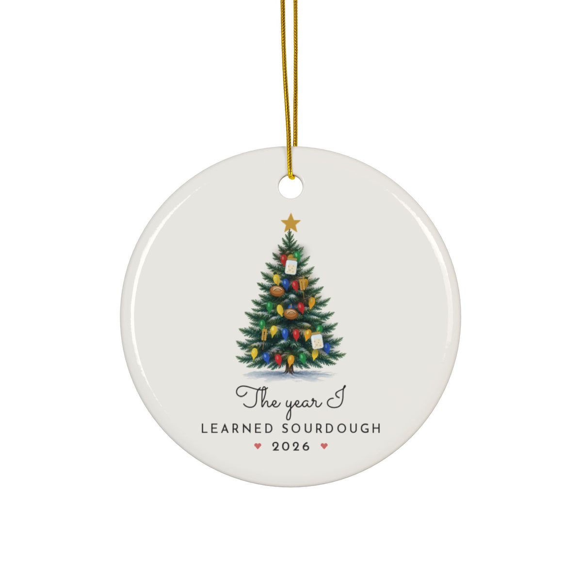 Sourdough Christmas ornament 2026, view 6
