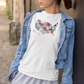 Loved Brave Strong Unisex T-Shirt Christian Patriotic USA Map Scripture Shirt for Men and Women