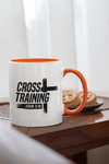Cross Training Coffee Mug – Christian Gym Cup for Workout Fuel, Faith-Based Fitness, & Beast Mode Believers