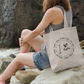 I Am Beautiful Tote – Christian Canvas Tote Bag for Women, Church, & Bible Study