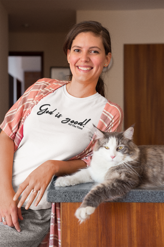 God Is Good All The Time T-Shirt – Christian Faith Tee with Bible Verse for Men & Women