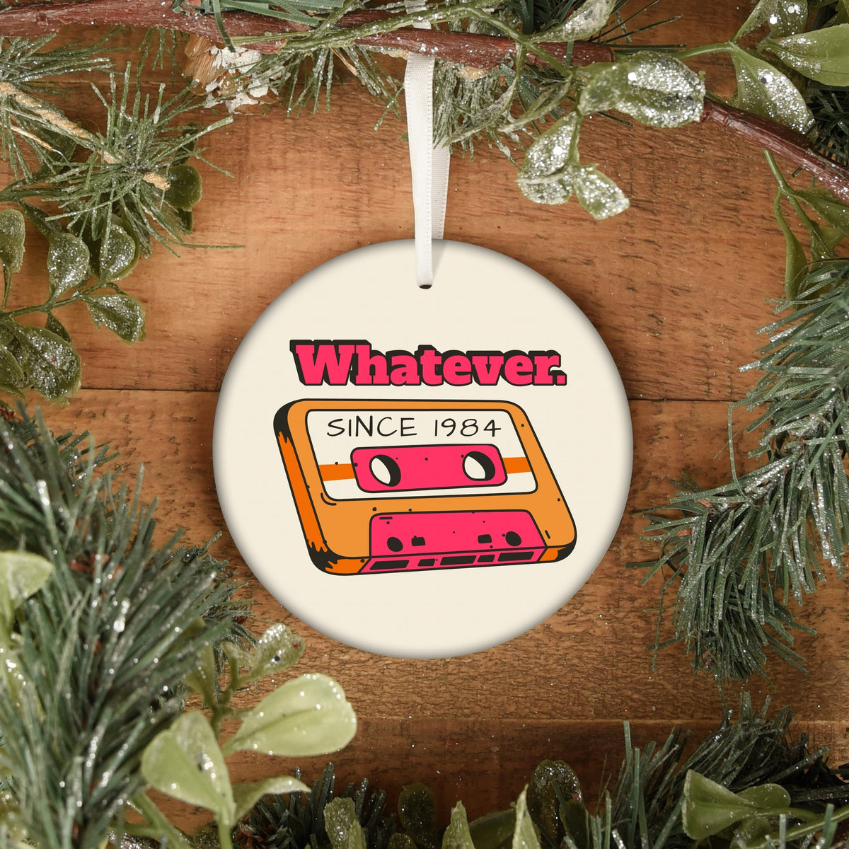 Gen X cassette tape Christmas ornament, view 7