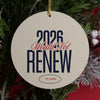 2026 year in review Christmas ornament that says Would Not Renew