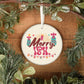 Funny best friend Christmas ornament Merry-ish, view 6