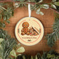 Funny gingerbread Christmas ornament Everything Is Fine, view 8