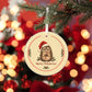 Funny hedgehog Christmas ornament Merry Whatever, view 7