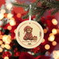 Funny bear Christmas ornament Done My Part, view 7
