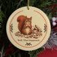 Funny squirrel Christmas ornament that says Well. That Happened.