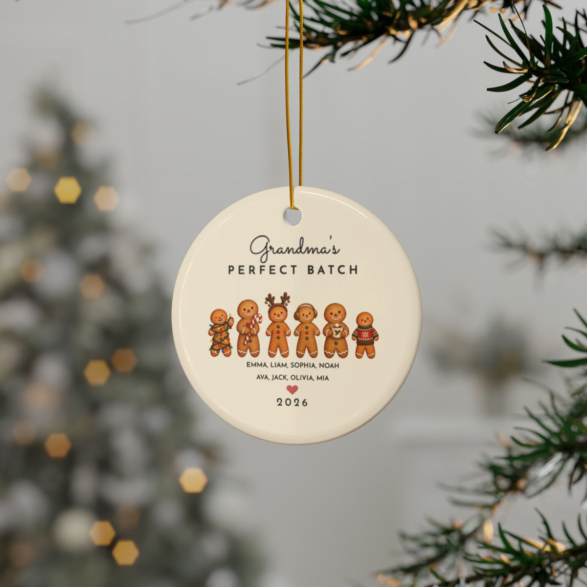 Grandma's Big Batch gingerbread ornament, view 15