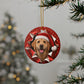 Personalized Yellow Lab Christmas ornament, view 13