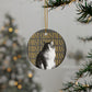 Cat first Christmas photo ornament 2026, view 4