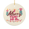 Funny best friend Christmas ornament Merry-ish, view 3